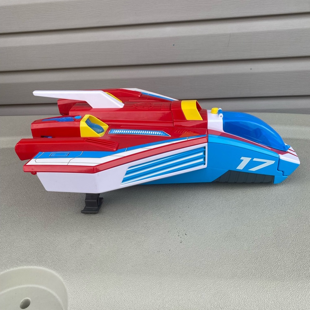 PAW Patrol, Super PAWs, 2-in-1 Transforming Mighty Pups Jet Command Center